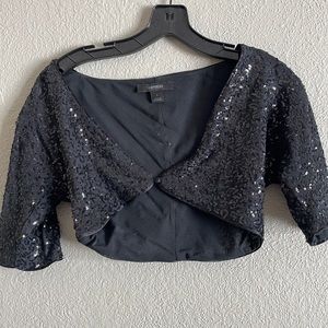 “Vintage” Express sequin cardigan